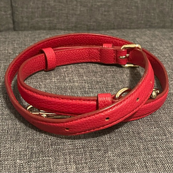 Coach Accessories Coach Red Replacement Leather Cross Body Strap